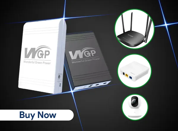 WGP mini UPS + GearUP Adapter Combo Pack (5/9/12V- 8800mAh + 12/3A) ছবি 3 - ElevateMart