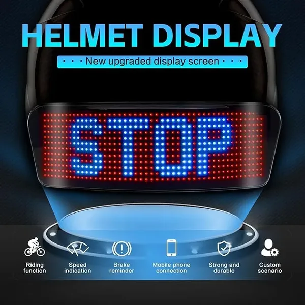 Helmet LED Back Light - High Resolution ছবি 3 - ElevateMart