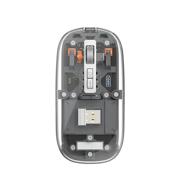 Rechargeable Transparent Bluetooth Mouse ছবি 2 - ElevateMart