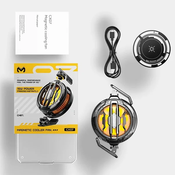 Memo CX07 Magnetic Phone Cooler-15W ছবি 2 - ElevateMart