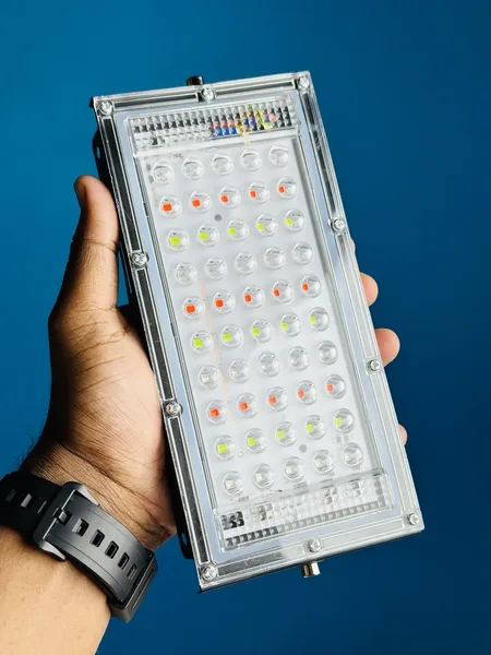 RGB LED Flood Light- Remote Controlled IP66 Waterproof Landscape & Outdoor Lighting (50W, AC220V) ছবি 3 - ElevateMart