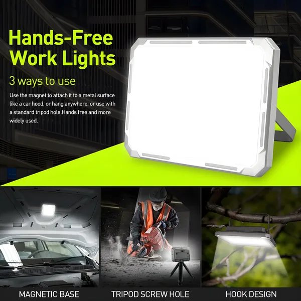 GearUP KXK-686 Rechargeable Multifunctional Work Light (50W) ছবি 2 - ElevateMart