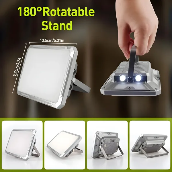 GearUP KXK-686 Rechargeable Multifunctional Work Light (50W) ছবি 3 - ElevateMart