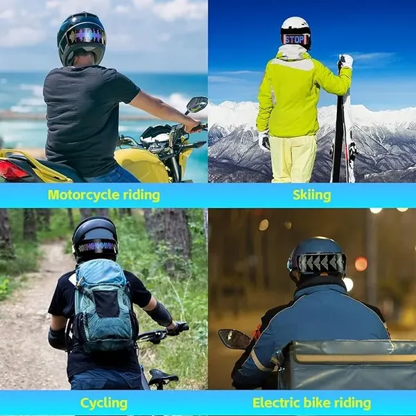 Helmet LED Back Light - High Resolution ছবি 4 - ElevateMart