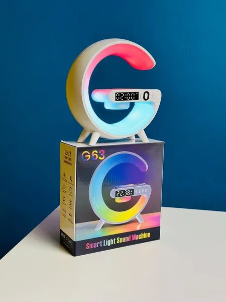 Intelligent Atmosphere RGB Light Bluetooth Speaker With Wireless Charging ছবি 3 - ElevateMart